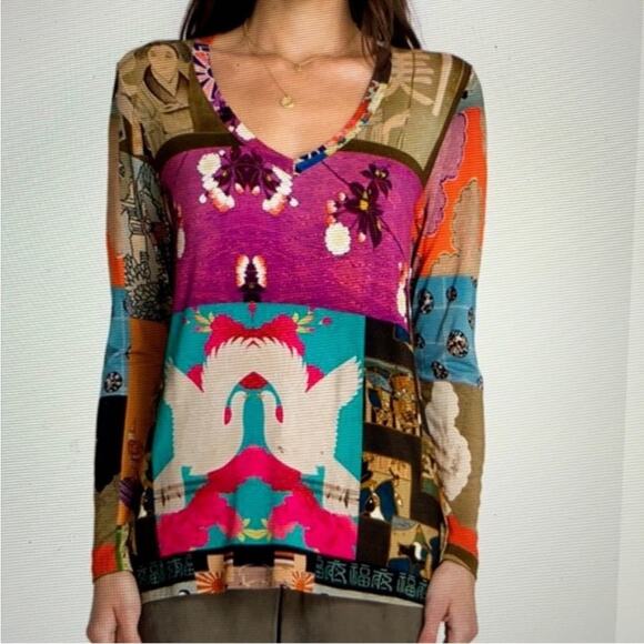 Johnny Was Tops - NWOT Johnny was Tokyo favorite bamboo long sleeve size S